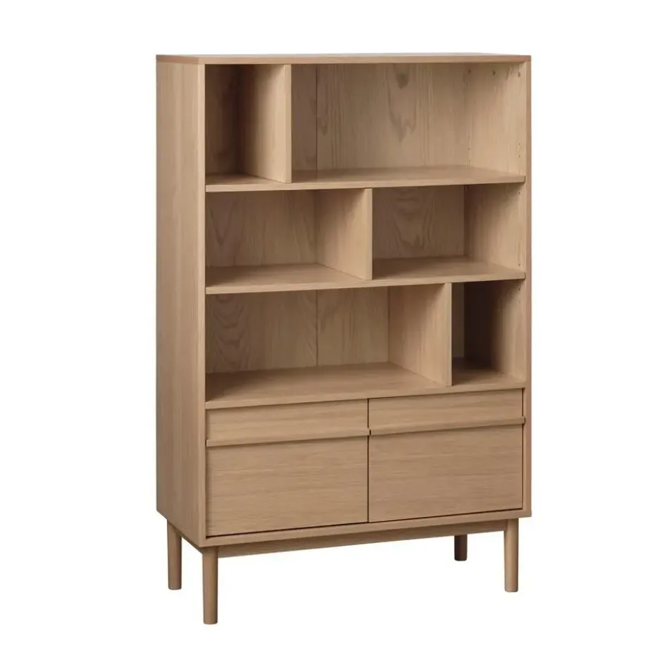 Boekenkast Ponza Naturel Eiken 140cmGiga Living