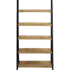 Boekenkast Scott - zwart/naturel - 180x90x40 cm