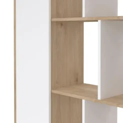 Boekenkast Wit Hoogglans - 89x34x157cm - Maze