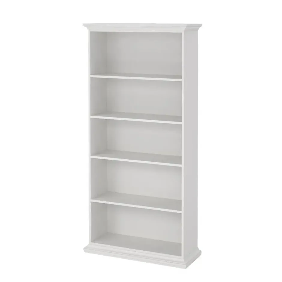 Boekenkast Wit - 100x200x35cm - Paris