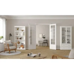 Boekenkast Wit - 100x200x35cm - Paris