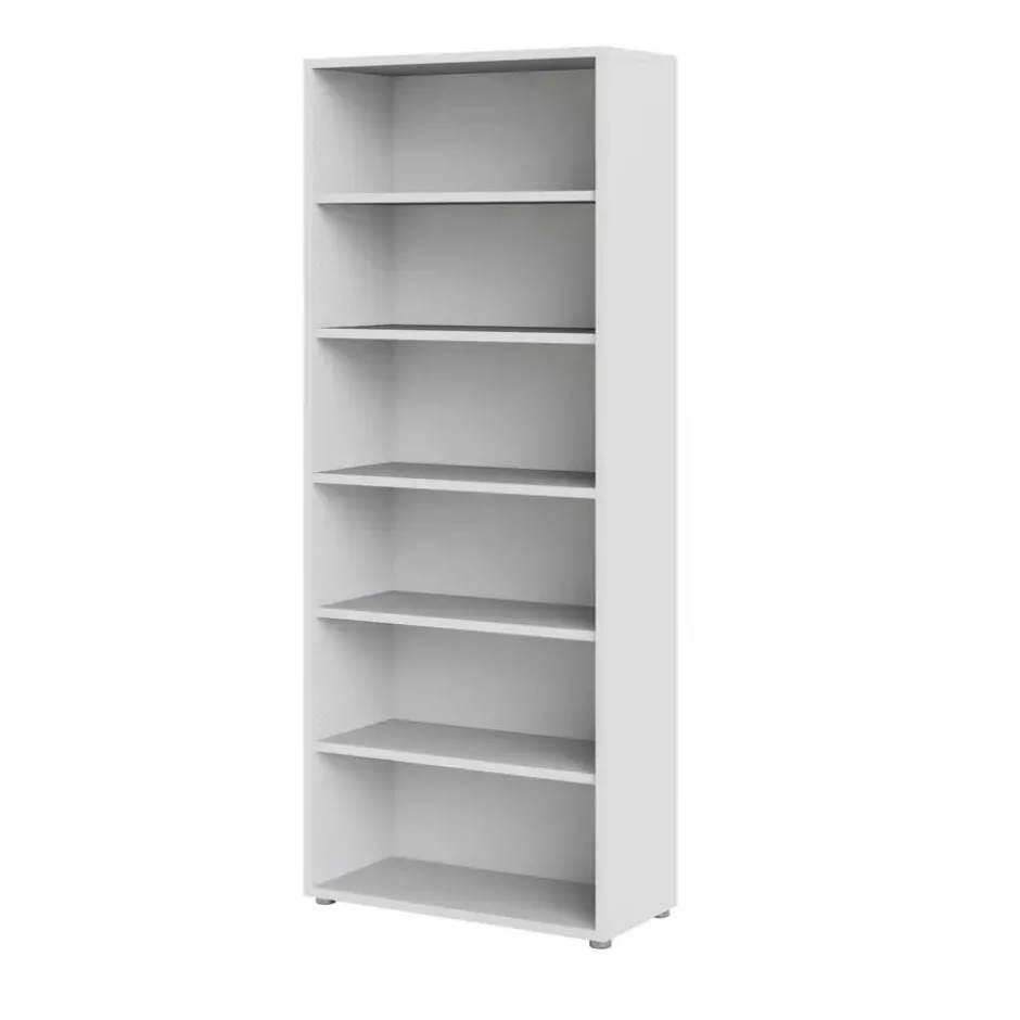 Boekenkast Wit - 90x40x220cm - Prima