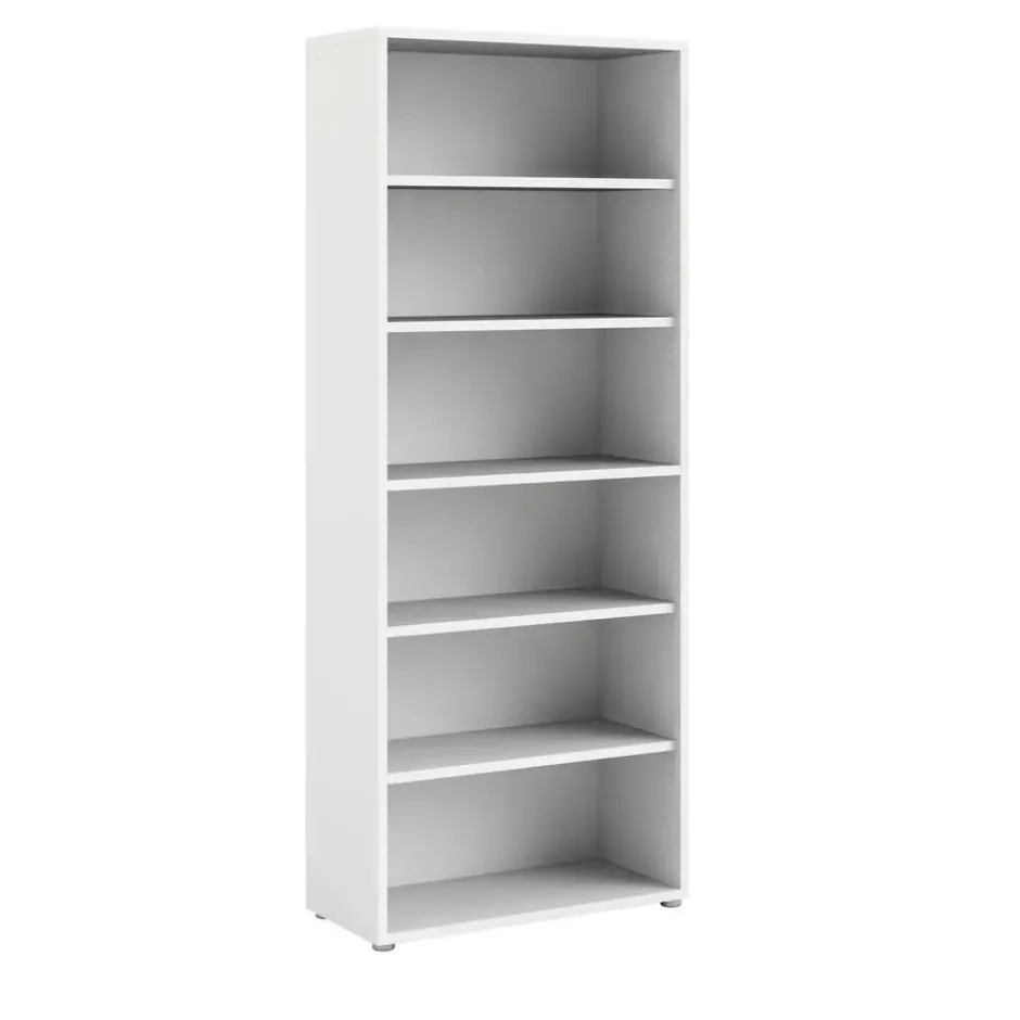 Boekenkast Wit - 90x40x220cm - Prima