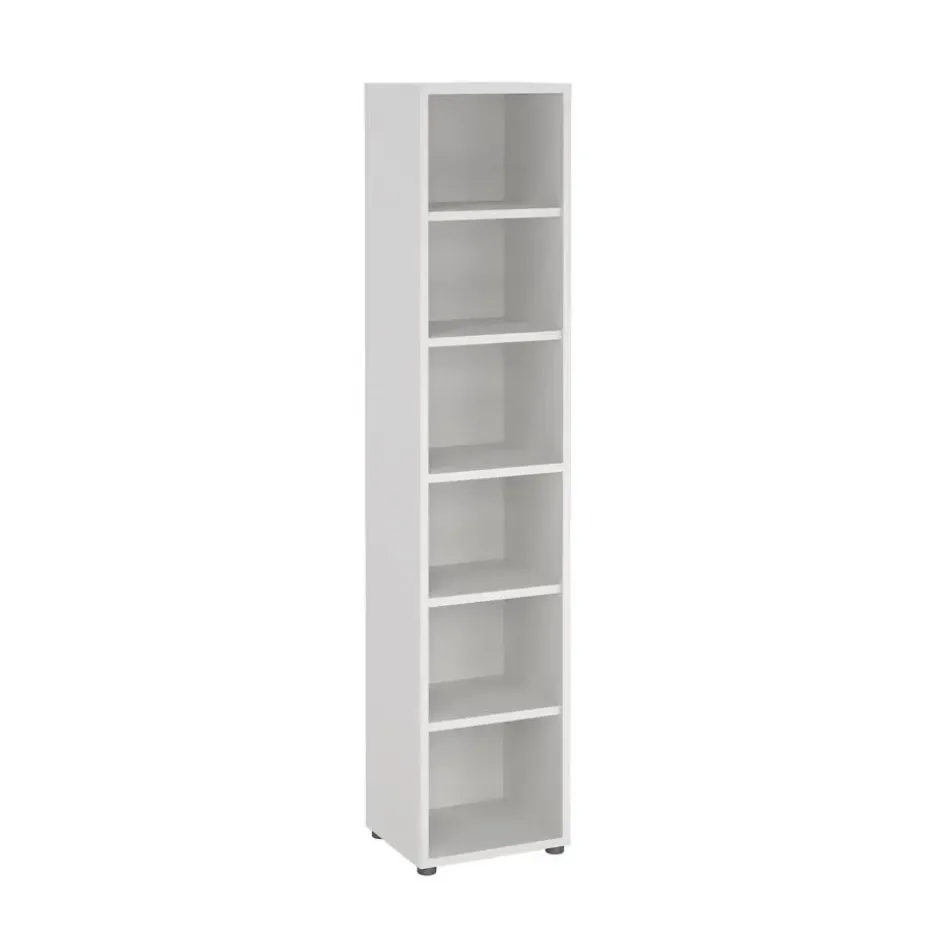 Boekenkast Wit - 50x45x205cm - Prima