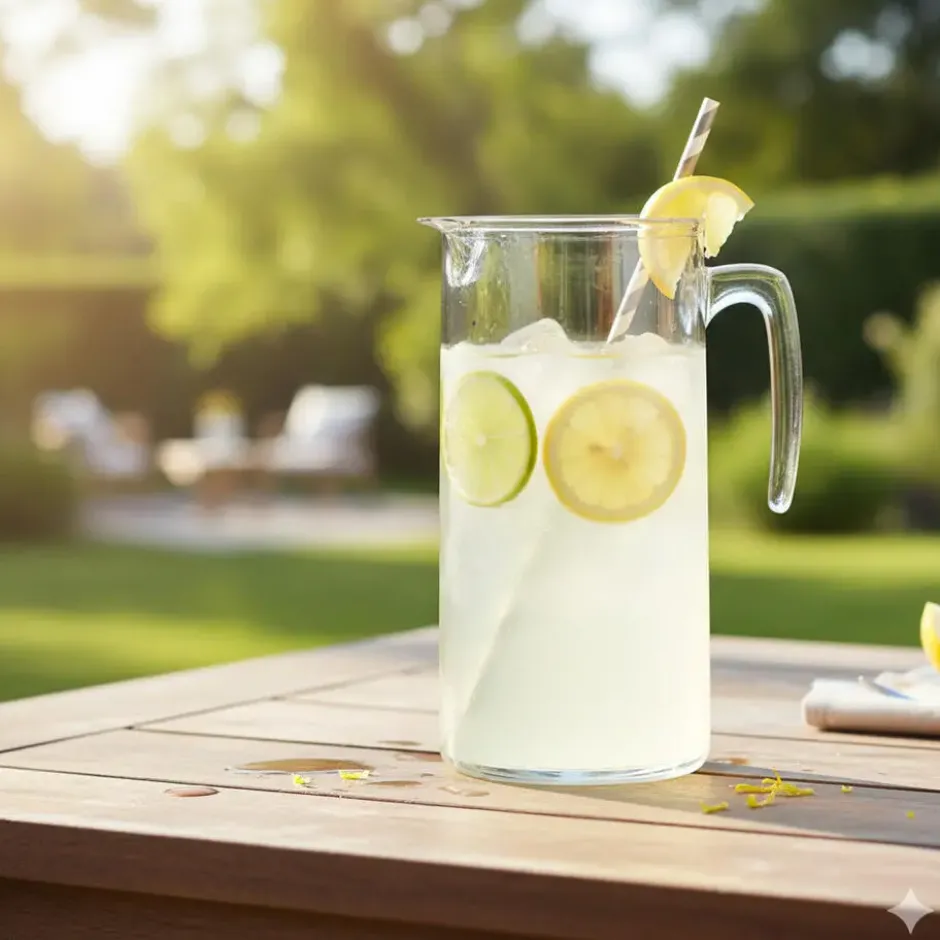 Borgonovo water karaf van 1,1 Liter - transparant glas - Sapkan