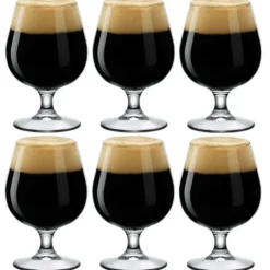 Bormioli Rocco Bierglazen - 6x stuks - bokbier glazen - 500 ml