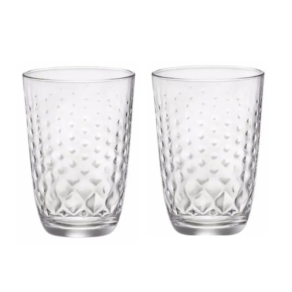 Bormioli Rocco Drinkglazen Glit - 6x stuks - glas - 390 ml