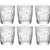 Bormioli Rocco waterglazen/sapglazen Diamond Dof - 6x - 390 ml
