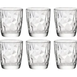 Bormioli Rocco waterglazen/sapglazen Diamond Dof - 6x - 390 ml
