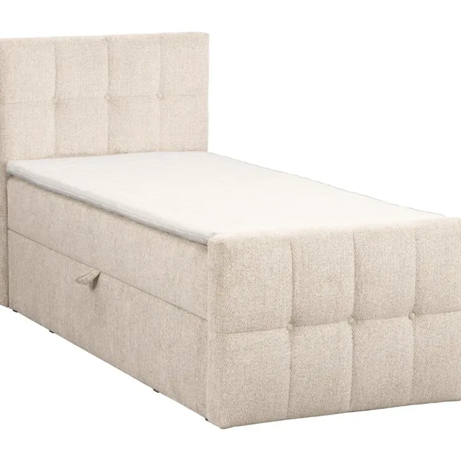 Boxcombinatie met opbergruimte Malmo - ecru - 90x200 cm