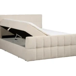 Boxcombinatie met opbergruimte Malmo - ecru - 160x200 cm