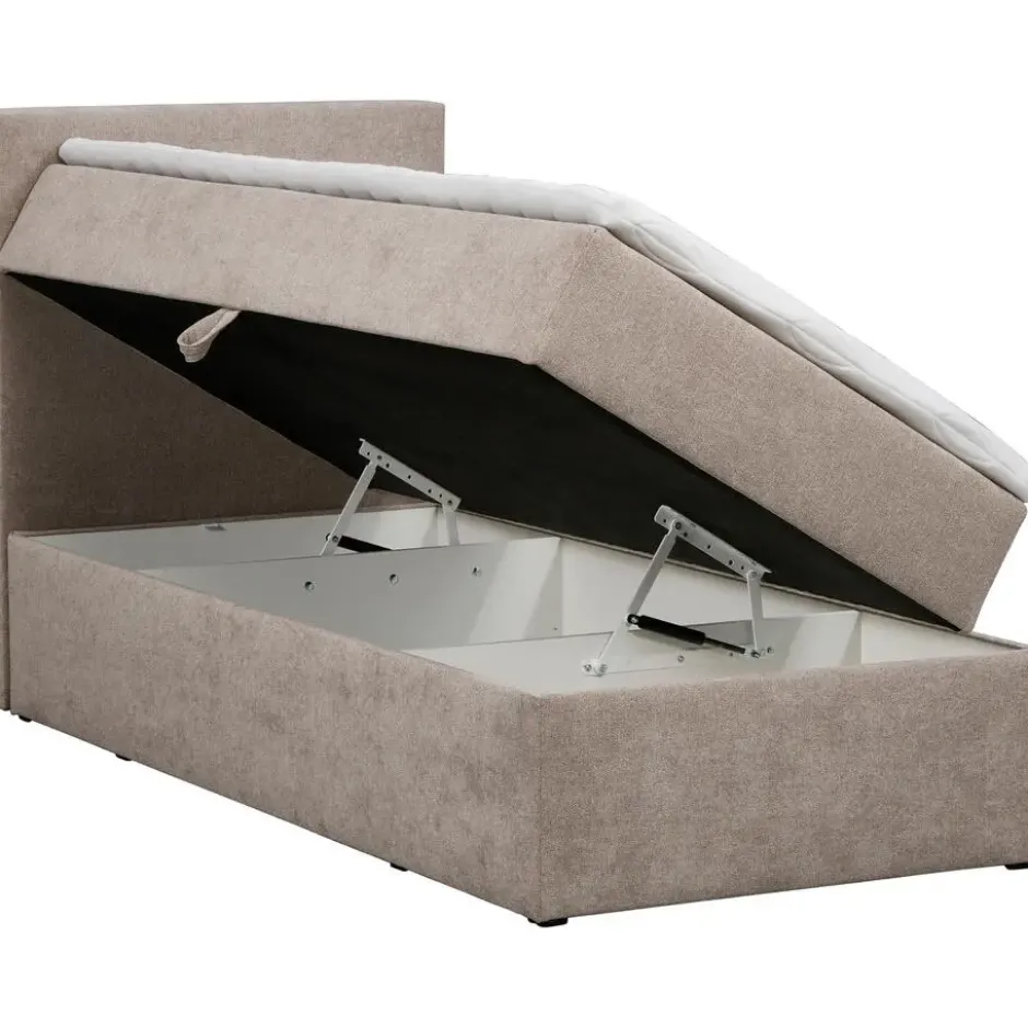 Boxcombinatie met opbergruimte Orebro 4-delig - greige - 90x200 cm