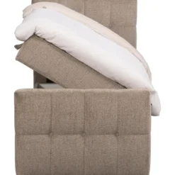 Boxcombinatie met opbergruimte Malmo - taupe - 90x200 cm