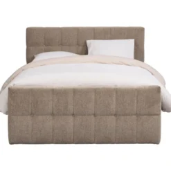 Boxcombinatie met opbergruimte Malmo - taupe - 160x200 cm