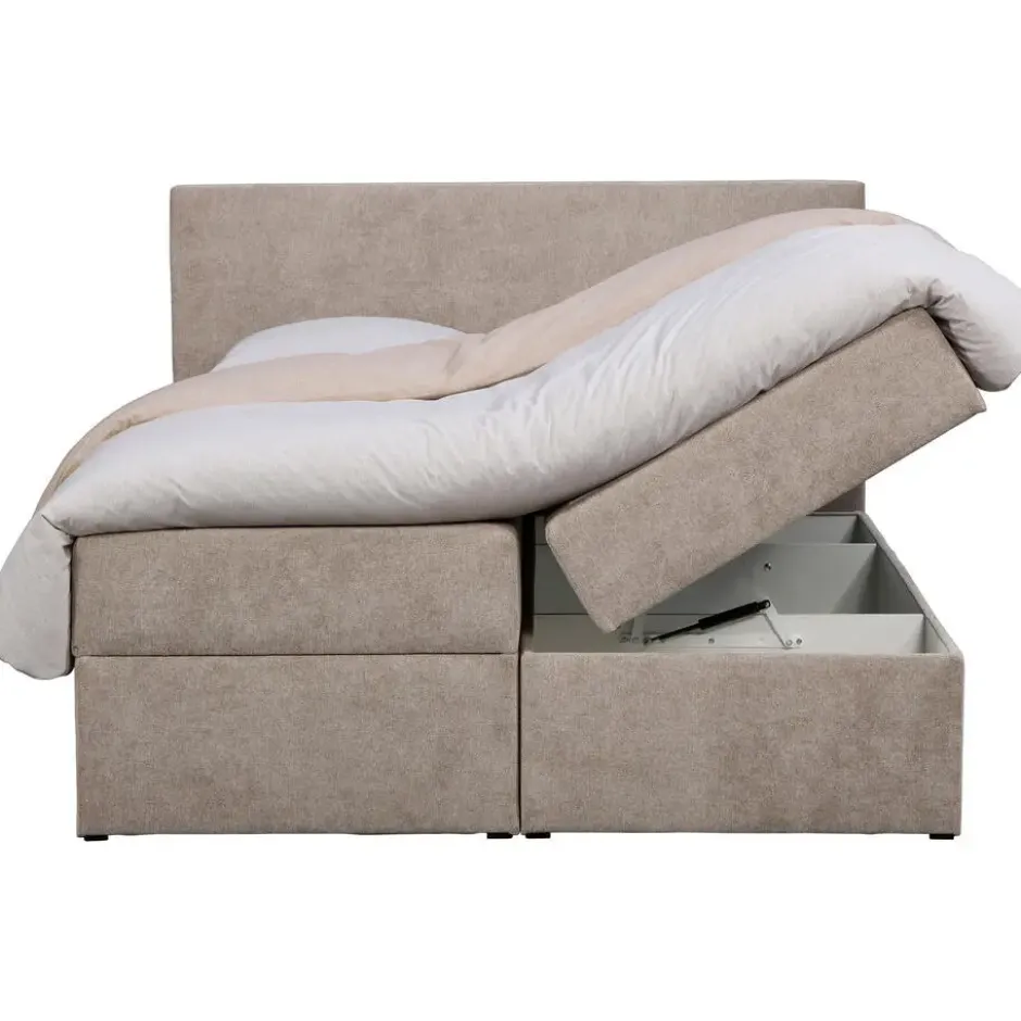 Boxcombinatie met opbergruimte Orebro 6-delig - greige - 140x200 cm