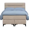 Boxspring Bergen 6-delig - greige - 120x200 cm