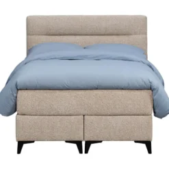 Boxspring Bergen 6-delig - greige - 120x200 cm