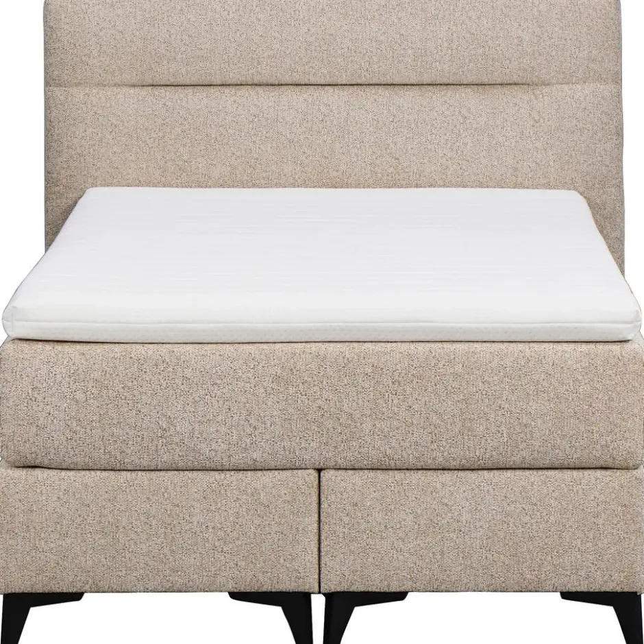 Boxspring Bergen 6-delig - greige - 120x200 cm