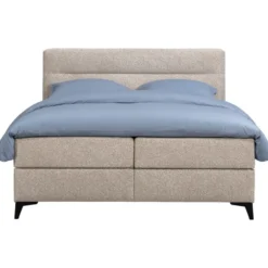 Boxspring Bergen 6-delig - greige - 140x200 cm