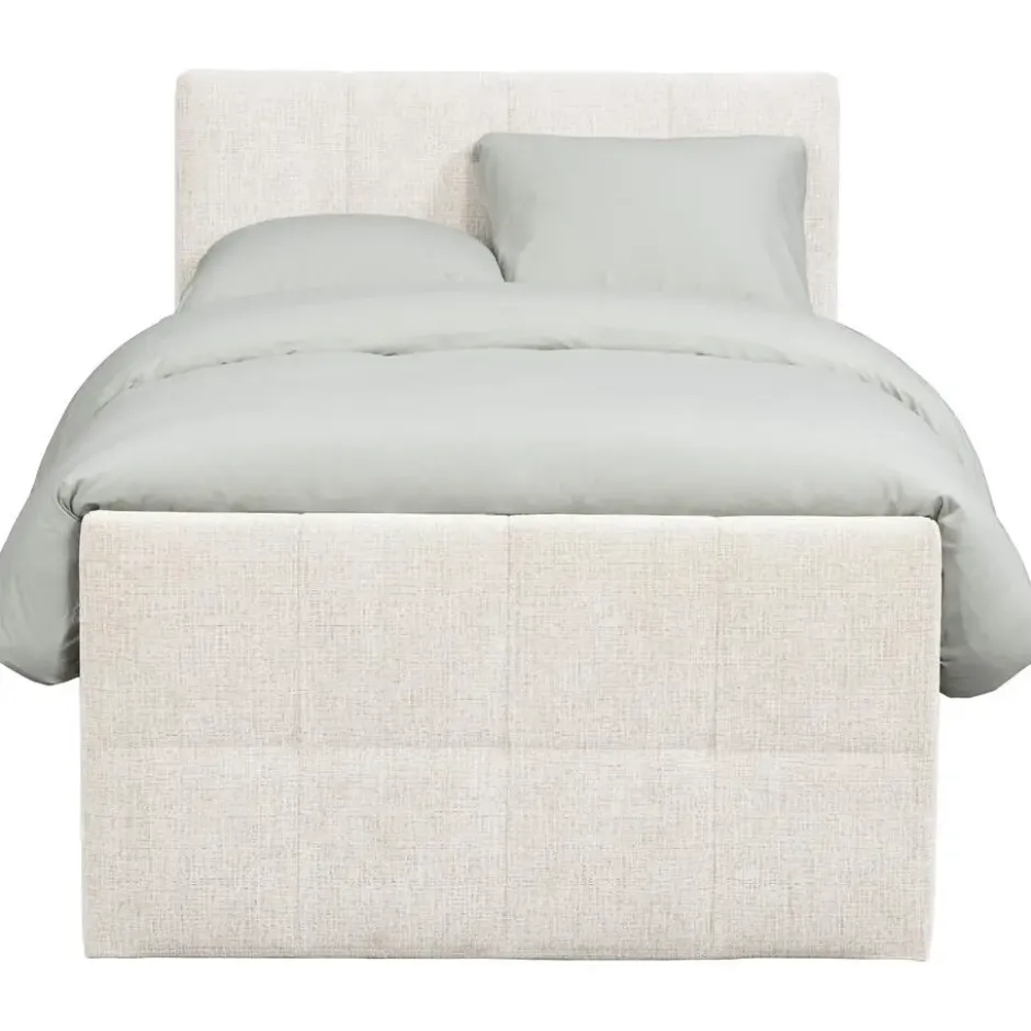 Boxspring Kanso - ecru - 120x200 cm