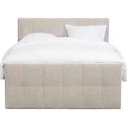 Boxspring Kanso - taupe - 140x200 cm