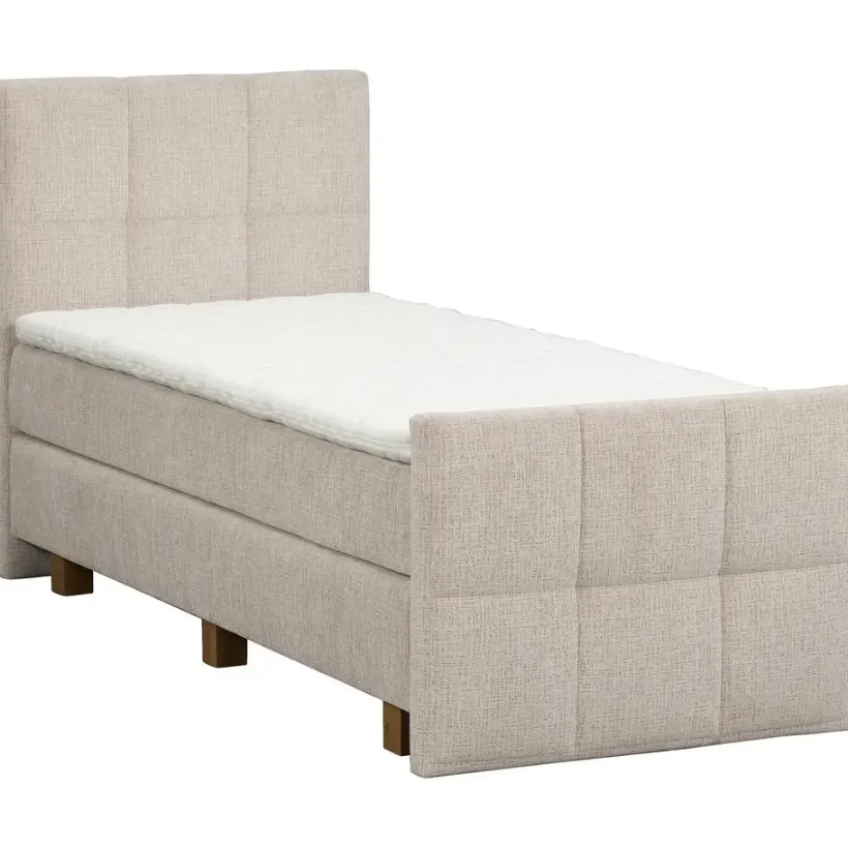 Boxspring Kanso - taupe - 90x200 cm