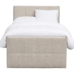 Boxspring Kanso - taupe - 120x200 cm