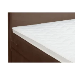 Boxspring Liv egaal - bruin - 120x200 cm - vierkante poot
