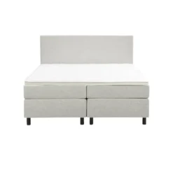 Boxspring Liv egaal - ecru - 180x200 cm - ronde poot
