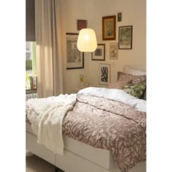 Boxspring Liv egaal - ecru - 140x200 cm - slanke poot