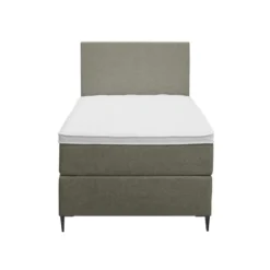 Boxspring Liv egaal - groen - 90x200 cm - slanke poot