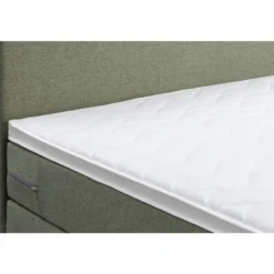 Boxspring Liv egaal - groen - 160x200 cm - vierkante poot