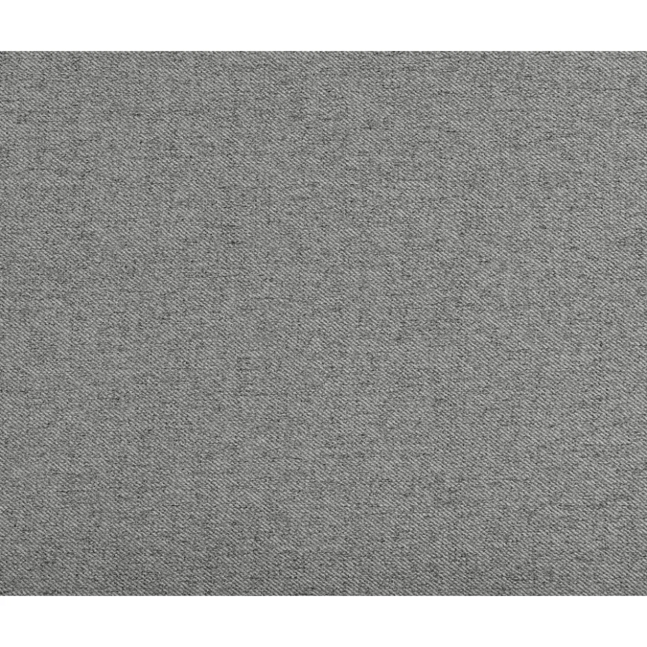 Boxspring Liv egaal - lichtgrijs - 90x200 cm - slanke poot