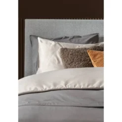 Boxspring Liv egaal - lichtgrijs - 90x200 cm - slanke poot