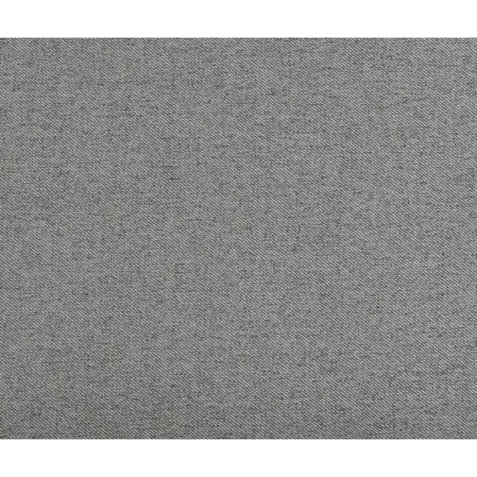 Boxspring Liv egaal - lichtgrijs - 90x200 cm - ronde poot