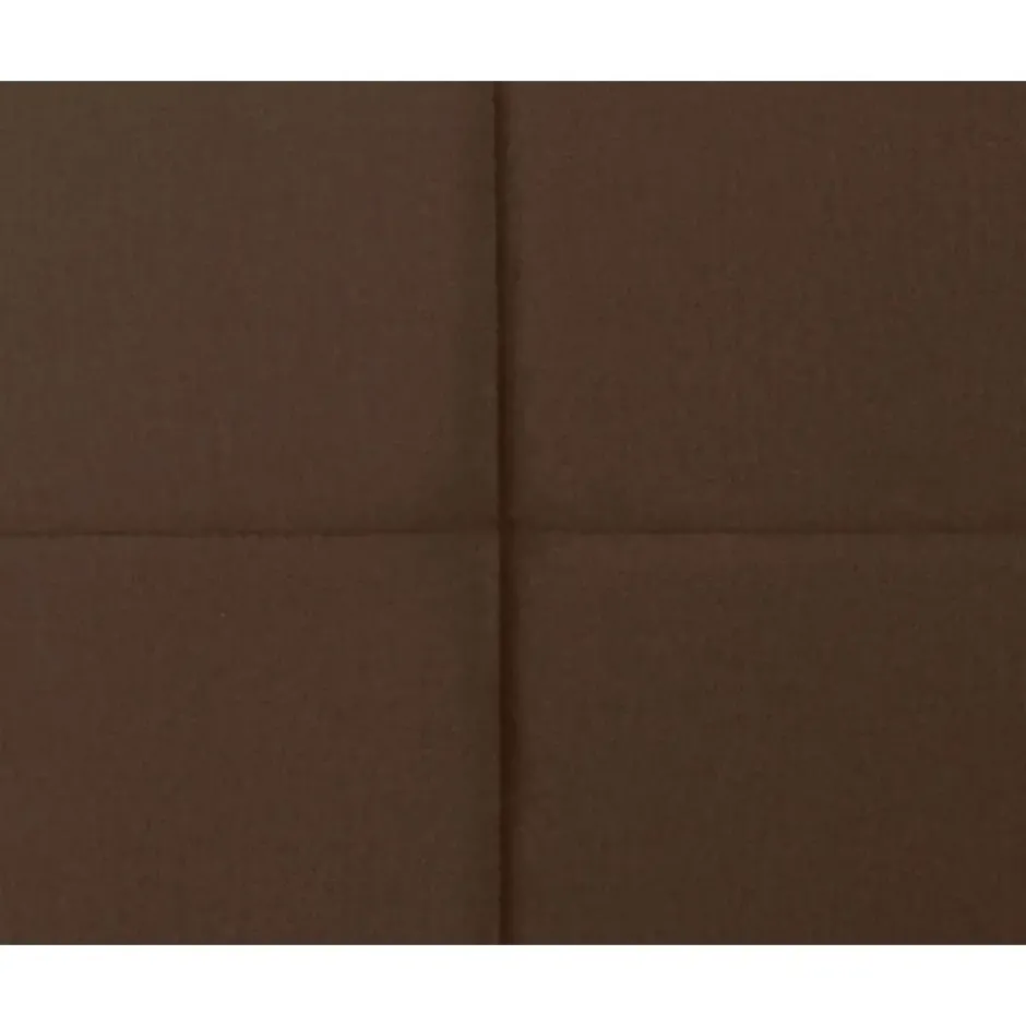 Boxspring Liv geblokt - bruin - 120x200 cm - vierkante poot