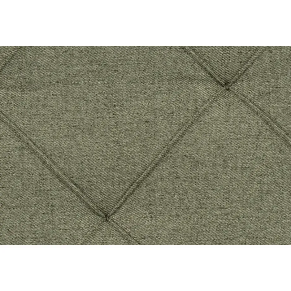 Boxspring Liv geruit - groen - 90x200 cm - ronde poot