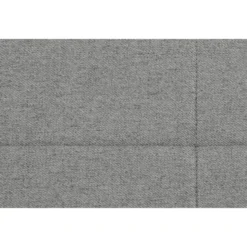 Boxspring met opbergruimte en voetbord Liv geblokt - lichtgrijs - 180x200cm