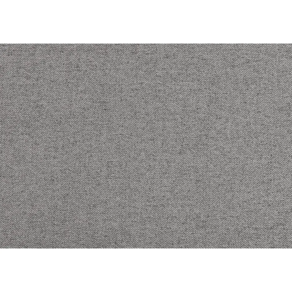 Boxspring met opbergruimte en voetbord Liv egaal - lichtgrijs - 180x200cm