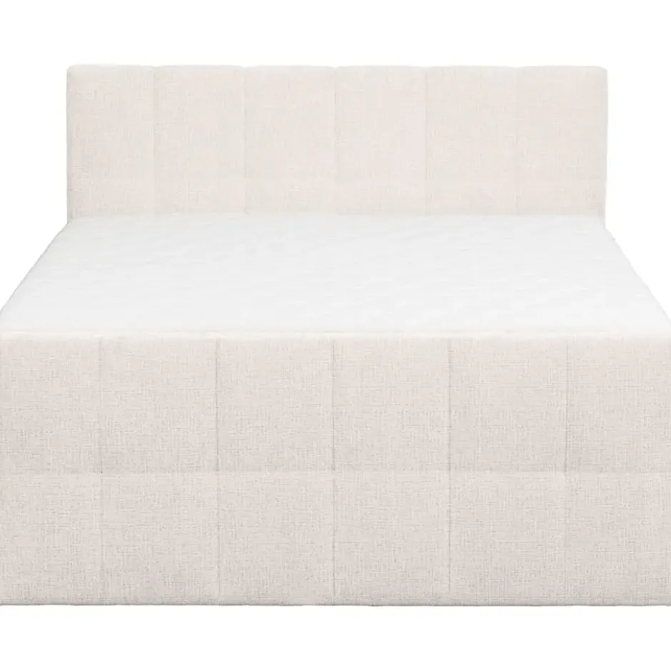 Boxspring met opbergruimte Kanso - ecru - 180x200 cm