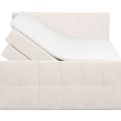 Boxspring met opbergruimte Kanso - ecru - 180x200 cm