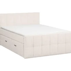 Boxspring met opbergruimte Kanso - ecru - 180x200 cm