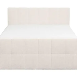 Boxspring met opbergruimte Kanso - ecru - 140x200 cm