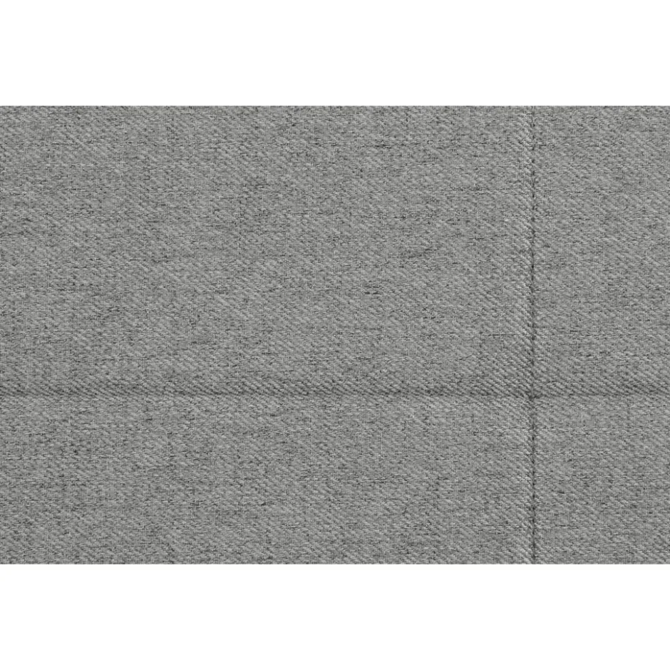 Boxspring met opbergruimte Liv geblokt - lichtgrijs - 120x200 cm