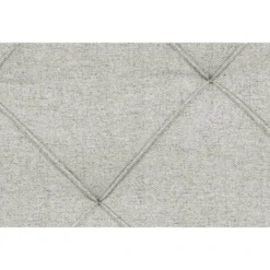 Boxspring met opbergruimte Liv geruit - ecru - 140x200 cm