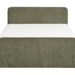 Boxspring met opbergruimte Mori - vergrijsd groen - 180x200 cm