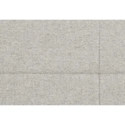 Boxspring met voetbord Liv geblokt - ecru - 140x200 cm - slanke poot