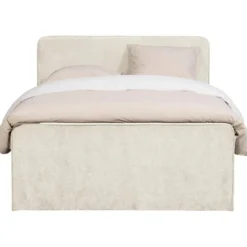 Boxspring Mori - lichtgrijs - 180x200 cm