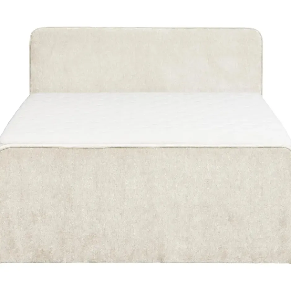 Boxspring Mori - lichtgrijs - 180x200 cm