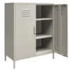 Bradford - Wandkast met 1 taupe metalen deur